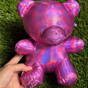 Holographic Pink Teddy Bear